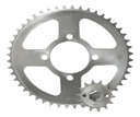 Kit Transmision Piñon Y Corona Choho Ax 100 14t/42t Gris
