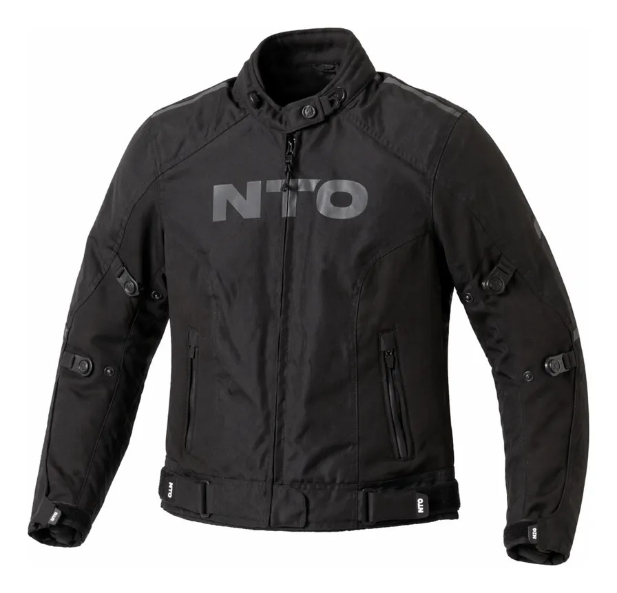 Campera Moto Mujer Nto City Evo Cordura Con Protecciones Rpm Negro City Evo S