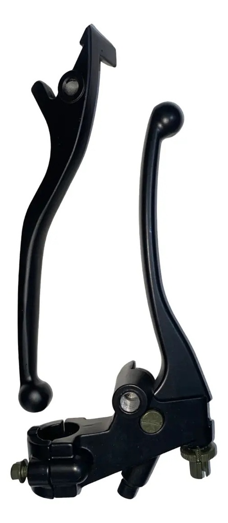 Set Manijas Freno Y Embrague Con Soporte Motomel Custom 150