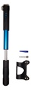 Inflado Mano Pvc Valv.rever. Schrader/presta Largo 22cm 80ps Negro
