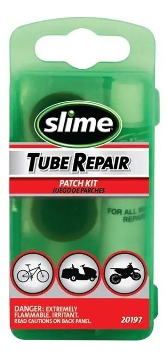 Kit Parches Pegamento Slime 20197 Bicicleta Estuche Plástico