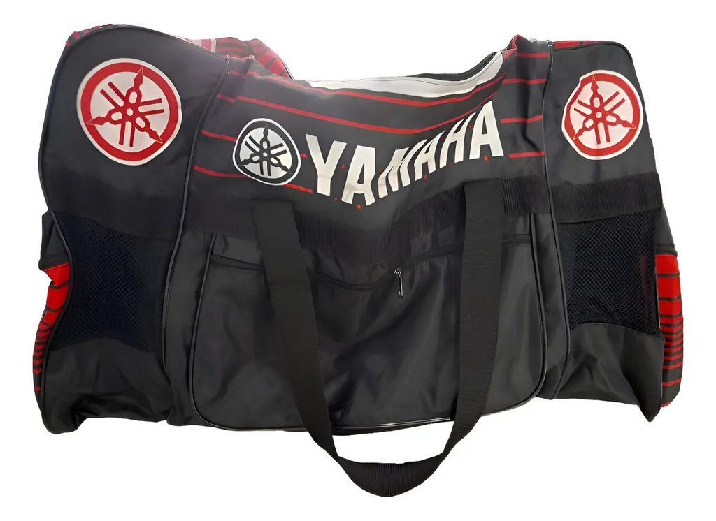 Bolso Moto Viaje Motocross Yamaha Rojo Enduro Grande Rpm Rojo