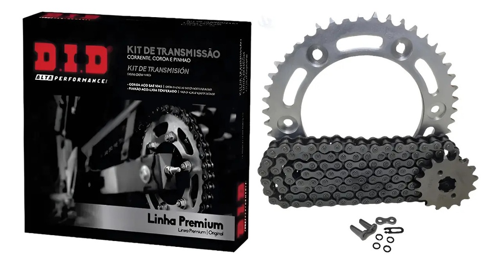 Kit Transmision Did 520 X 114 Kawasaki Kawa Versys 650 Rpm Gris