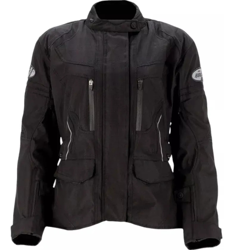 Campera Larga Moto Mujer Joe Rocket Ballistic 3.0 Rpm Negro Lisa M