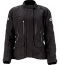 Campera Larga Moto Mujer Joe Rocket Ballistic 3.0 Rpm Negro Lisa M