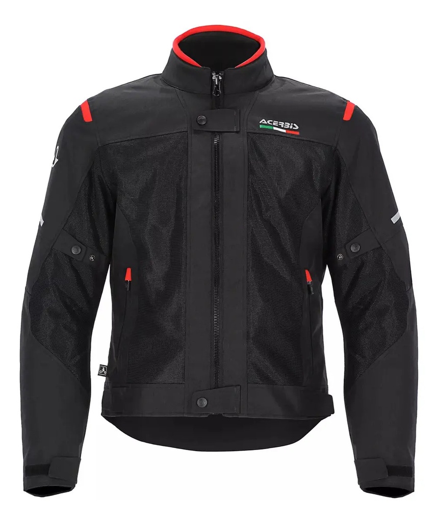 Campera Moto Mujer Acerbis Verano Rpm Negro Ruby Lady Xl