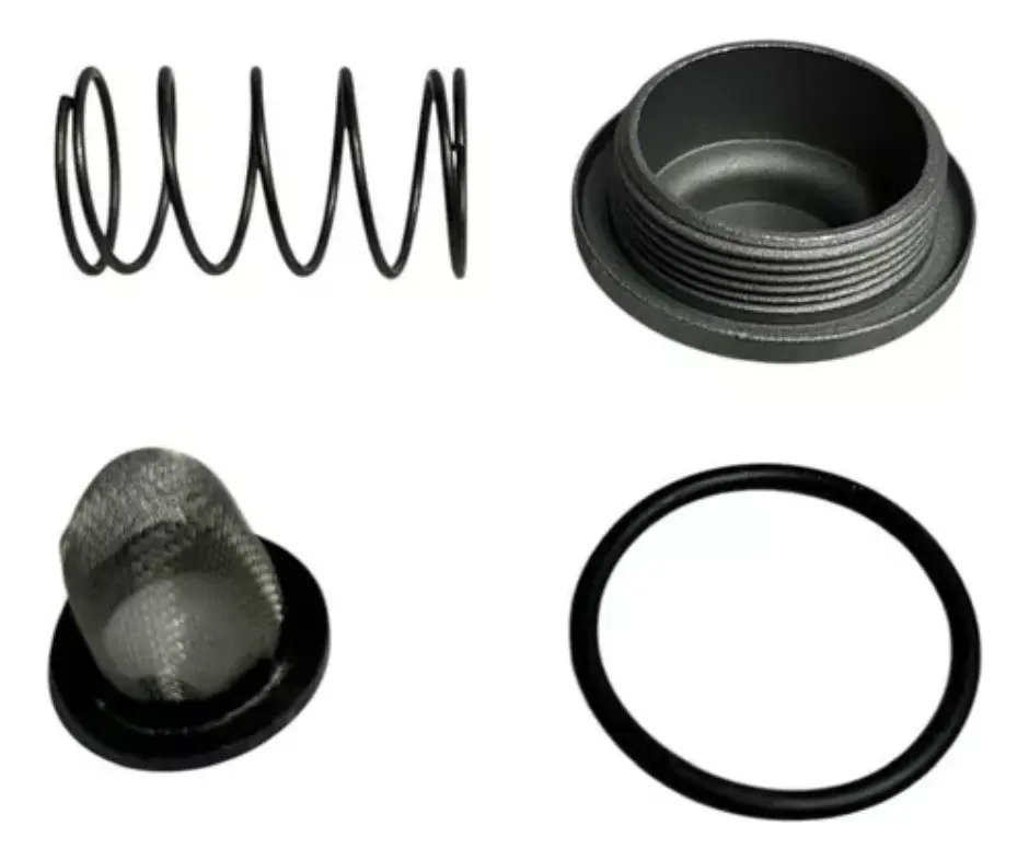 Kit de Tapon de Descarga de Aceite con Filtro y O-Ring Rosca 35 mm Motomel Skua 150 Honda Titan 150 CG 125