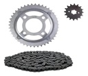 Kit Transmision Corona Piñon Cadena Honda Glh 150 44/14 Gris