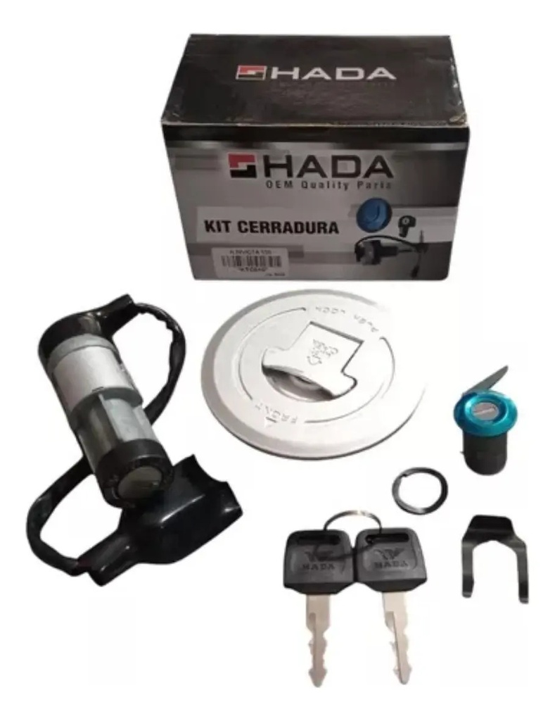 Kit Cerradura Llave Tambor Honda Invicta Rpm