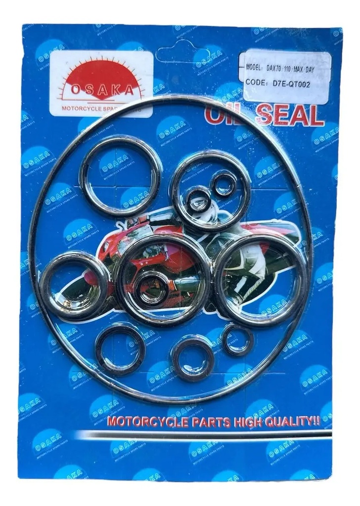 Kit Oring Motor Completo Moto Dax 70 Varias Motos 110 Rpm