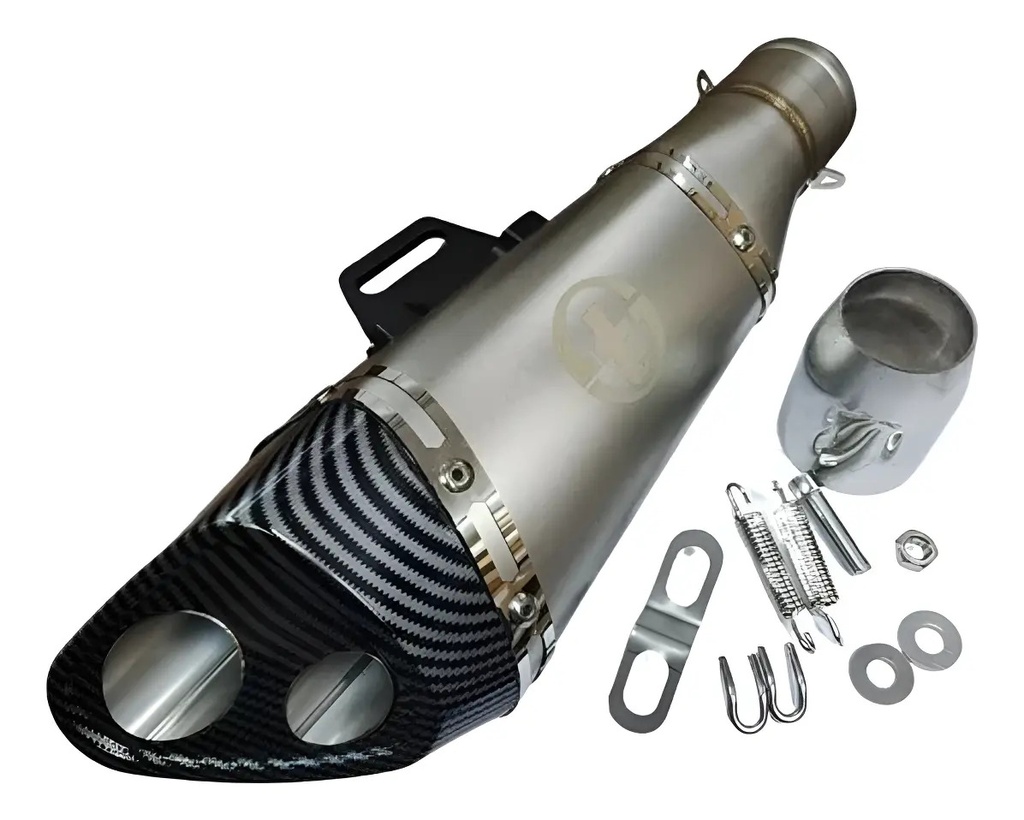 Silenciador Cromado Universal Rpm 4t