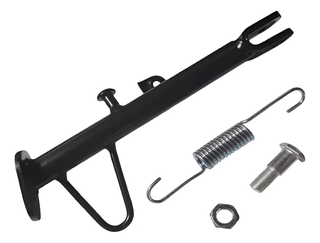 Muleta Soporte Lateral  Rouser Ns 200 Calidad Original Rpm Negro