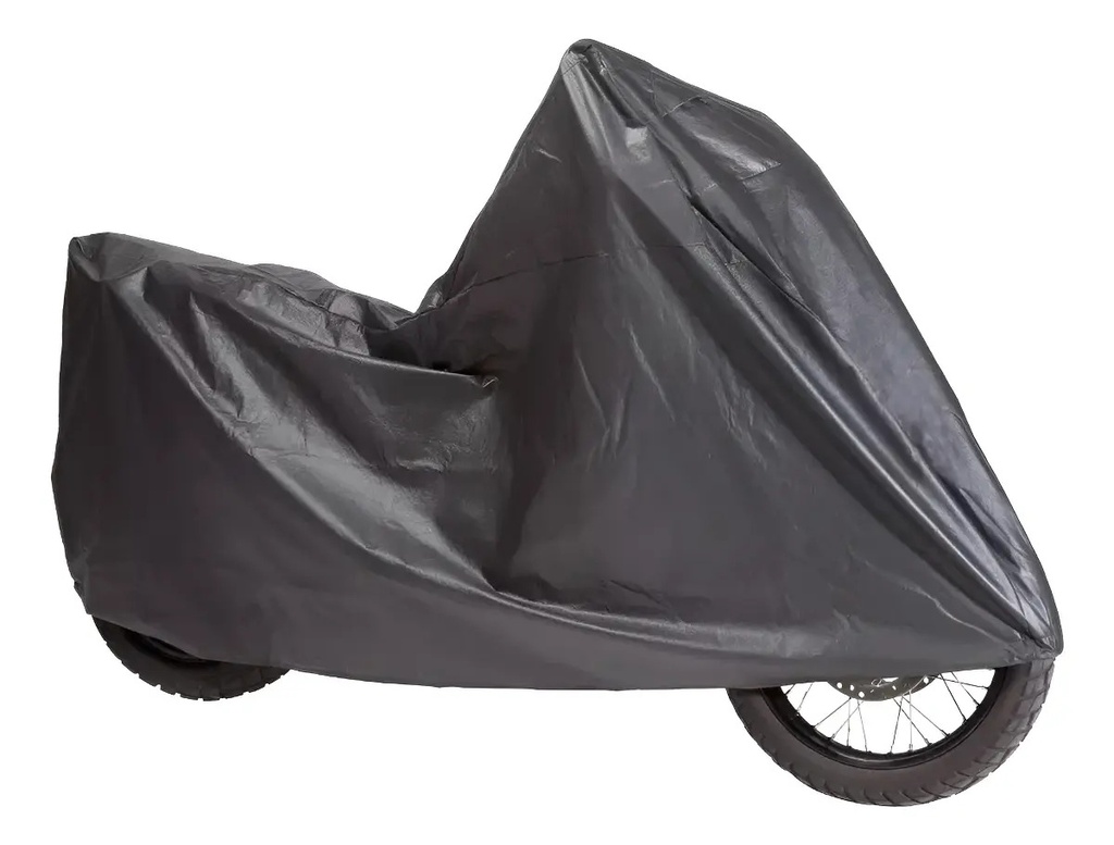 [1001/00332-095] Funda Cubre Moto Alba Brasilera Calidad Impermeable Rpm Negro
