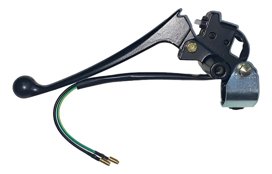 [MOT-MANTRSUP] Manija Freno Con Soporte Y Bulbo Gilera Super 125 Completa Negro