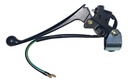 Manija Freno Con Soporte Y Bulbo Gilera Super 125 Completa Negro