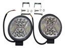 Juego Faros Auxiliares Led Redondos Ojo De Angel  Rpm