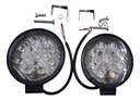 Juego Faros Auxiliares Led 9 Redondos Rpm