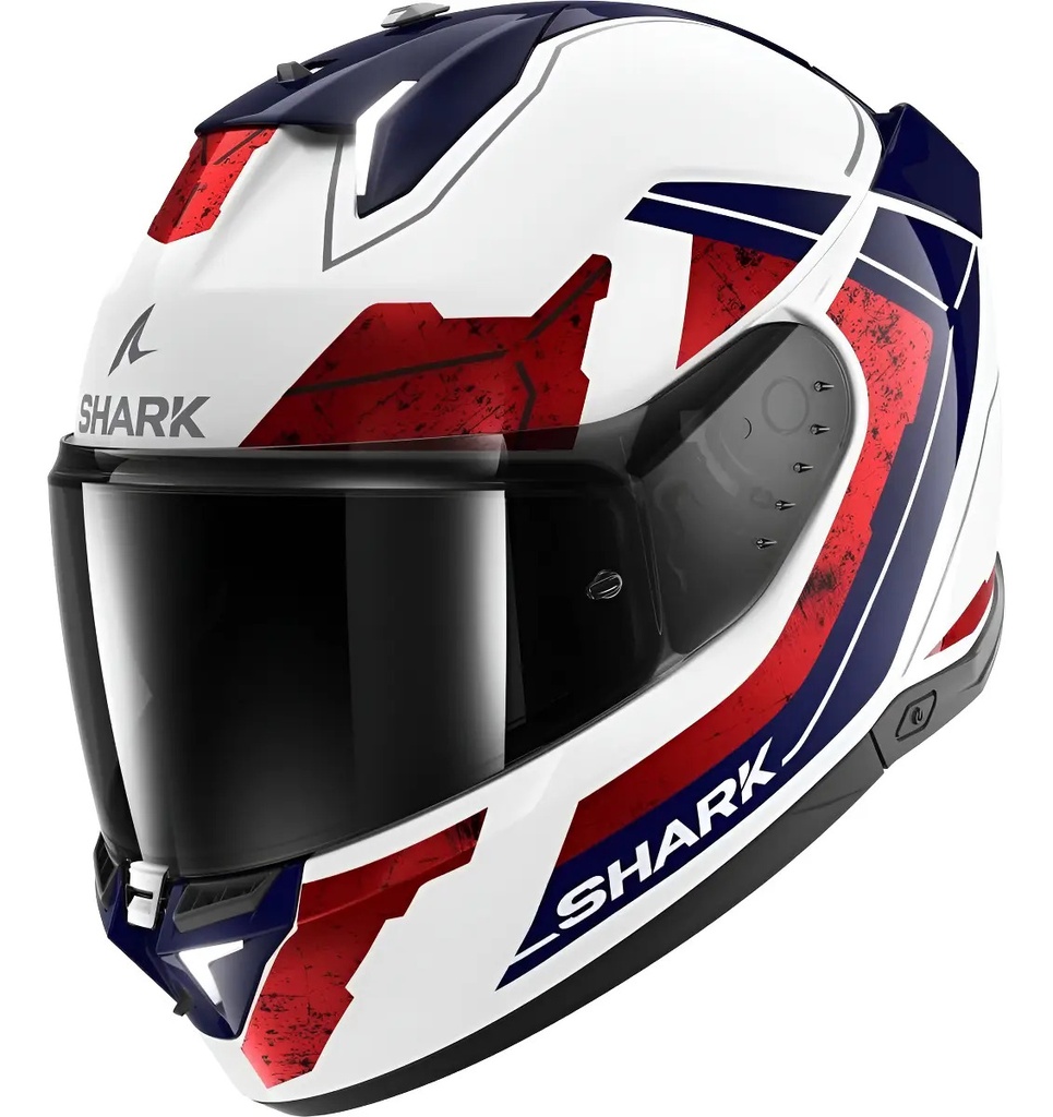 Casco Integral Moto Shark Skwal I3 Rhad Con Luz Led De Freno
