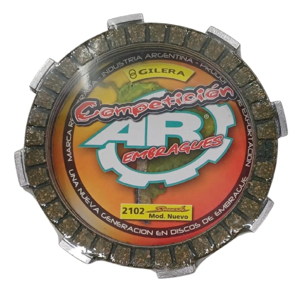 Discos de Embrague AR Competicion de Aluminio Gilera Smash 110 Honda New Wave 110