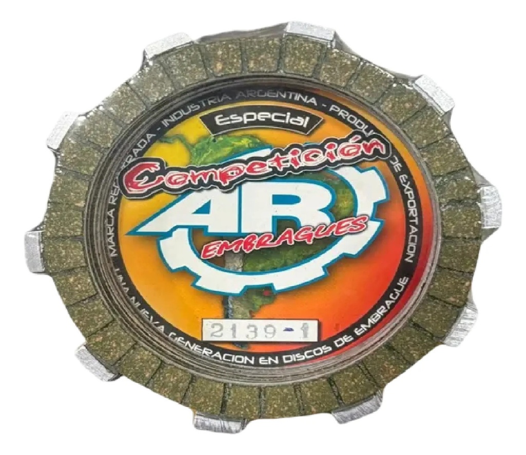 Discos De Embrague Bajaj Dominar 400 Ar Competicion  Rpm
