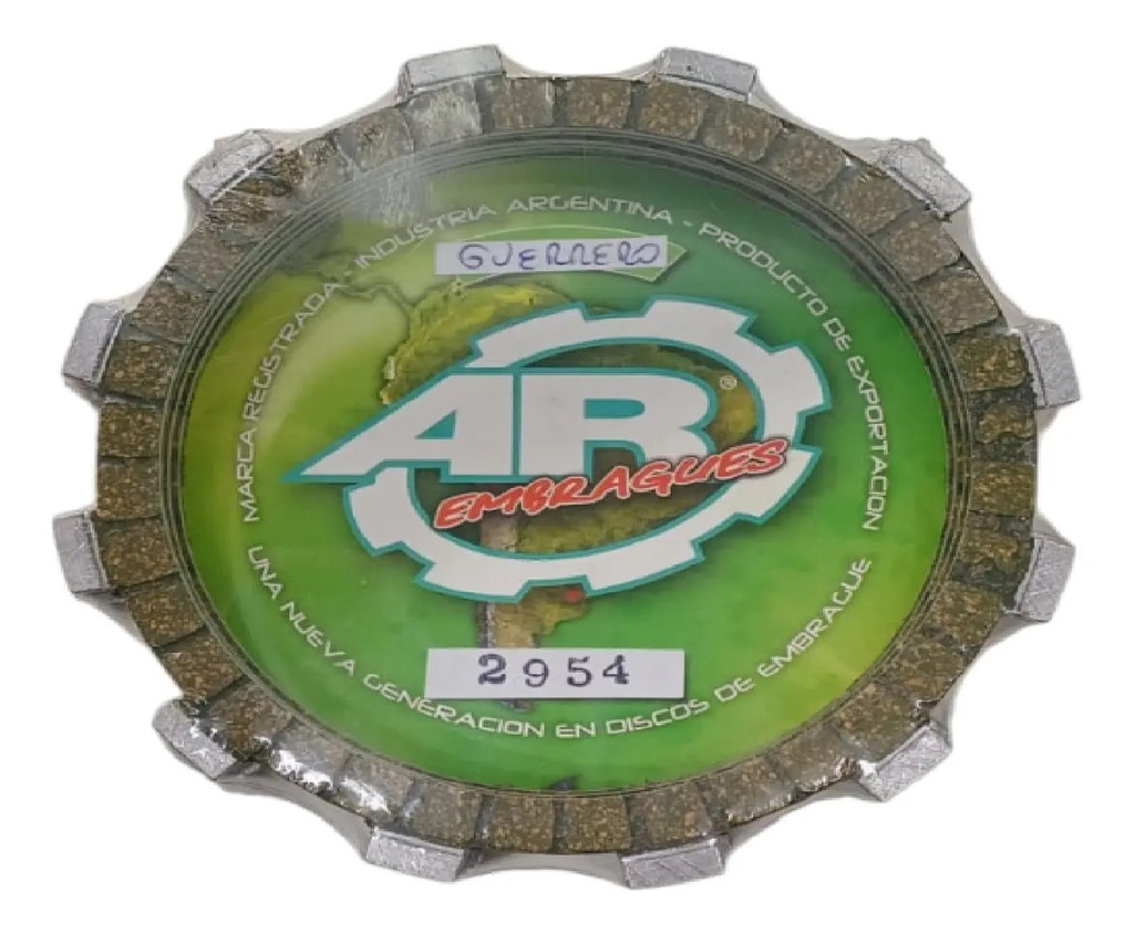 Discos Embrague Ar Guerrero Gvl 400 Rpm