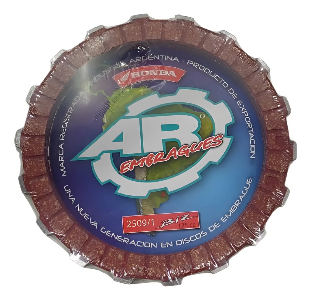 [2509/1] Discos  De Embrague Ar  De Honda Biz 125 Rpm