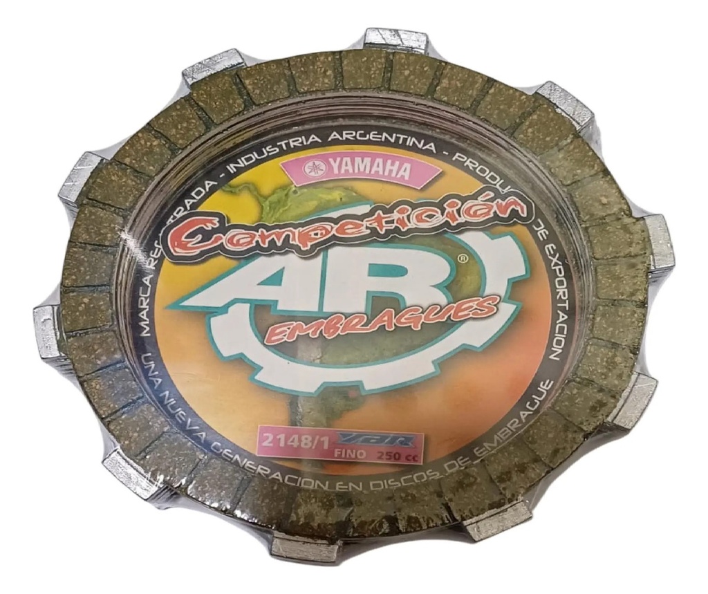 Discos Embrague Ar Competicion Yamaha Ybr 250 Fz 25 Xtz 250