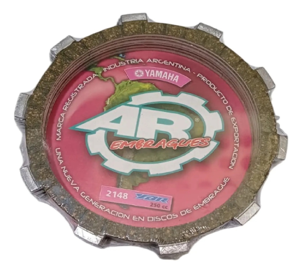 [2148] Discos Embrague Ar Competicion  Yamaha Ybr Fazer Xtz 250