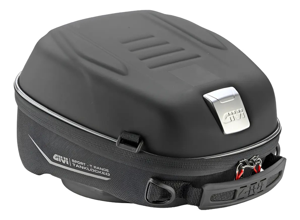 Bolso Tanque Givi St605+ Tanklock Con Cerradura 5 Lts Rpm Negro