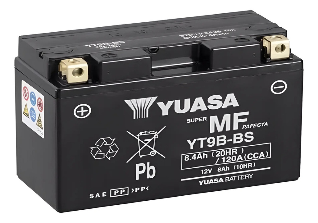 [7065] Bateria Yuasa Moto Yuasa Yt9b-bs 12v 8ah Izquierdo Rpm Izquierdo