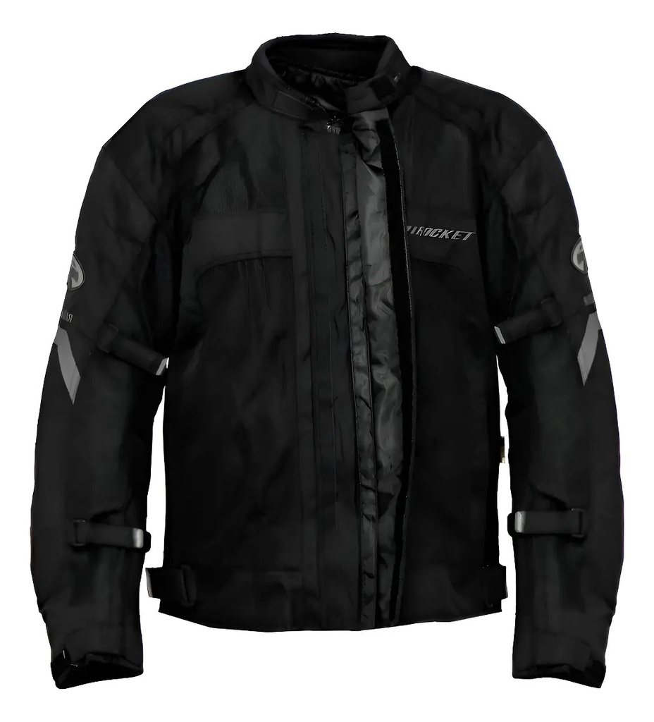 Campera Moto Joe Rocket Explore Protecciones Rpm Negro Liso L