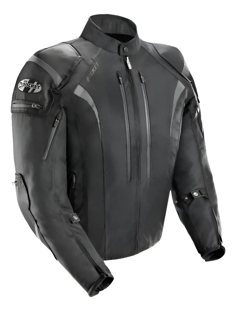 Campera Moto Hombre Joe Rocket Atomic 5.0 Desmontable Rpm Negro Cordura M