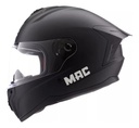 Casco Moto Integral Mac 070 Volt Solid Mate Rpm Negro Volt Solid Mate S