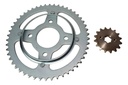 Kit Corona Y Piñon Motomel Dakar 200 50-16 Rpm Gris