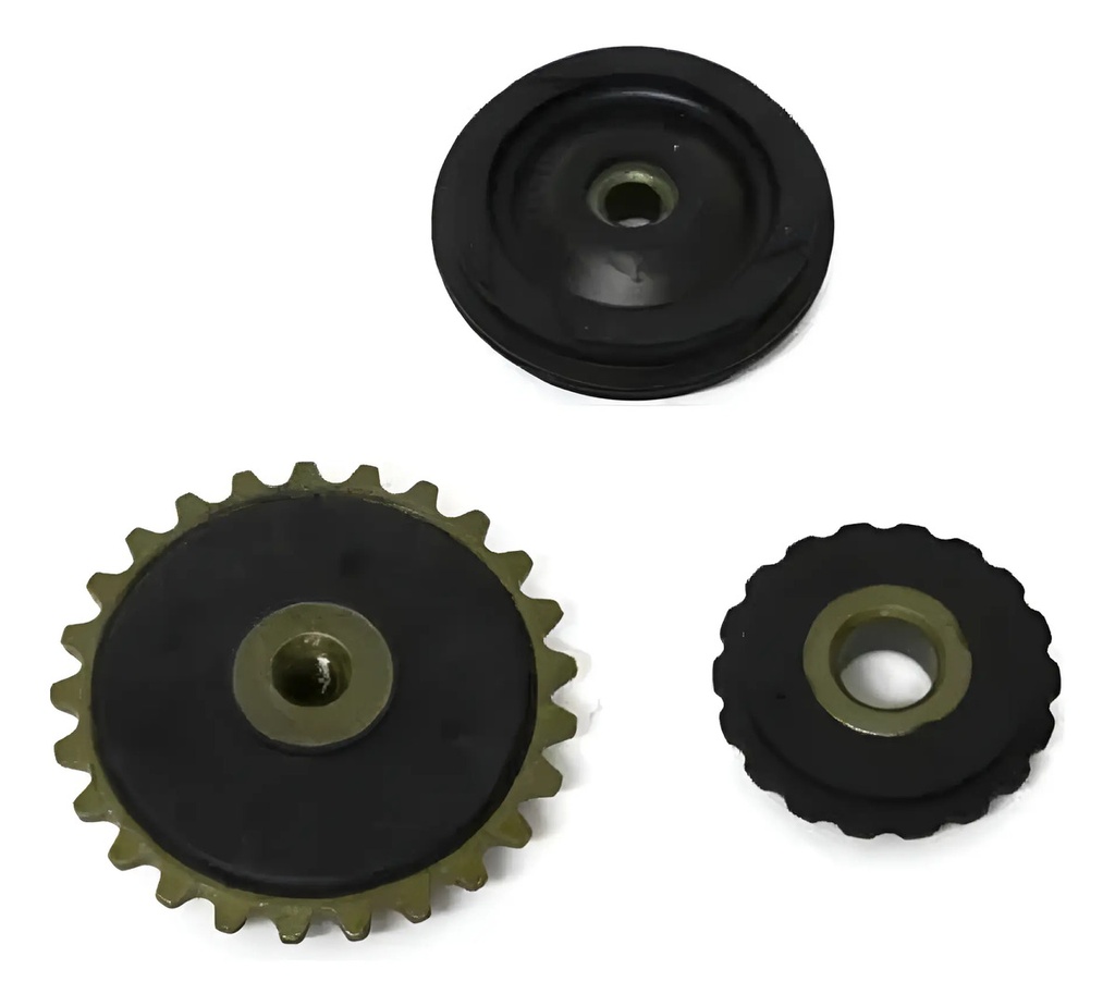 Kit Engranaje Distribucion Honda Biz C 90 3 Pzas Rpm Negro