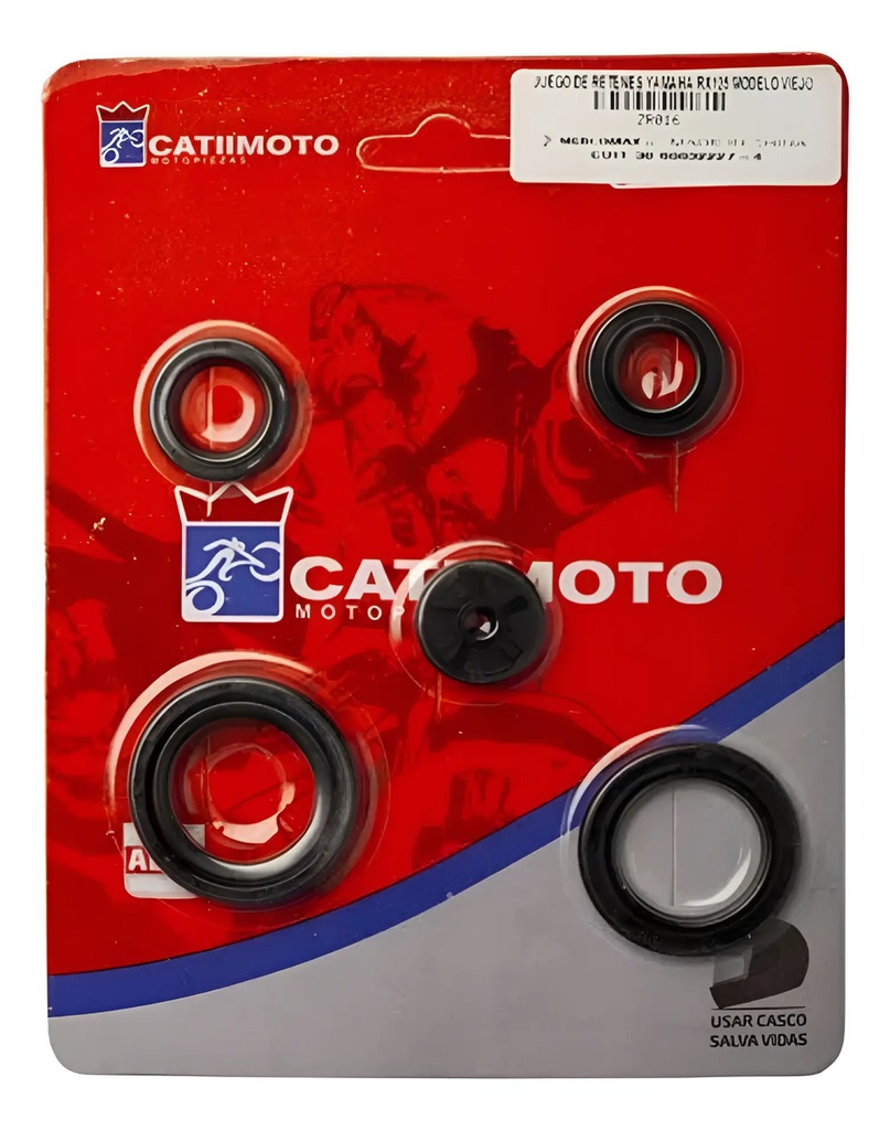 [ZR016] Kit Retenes De Motor Yamaha Rx 125 2t Calidad Original