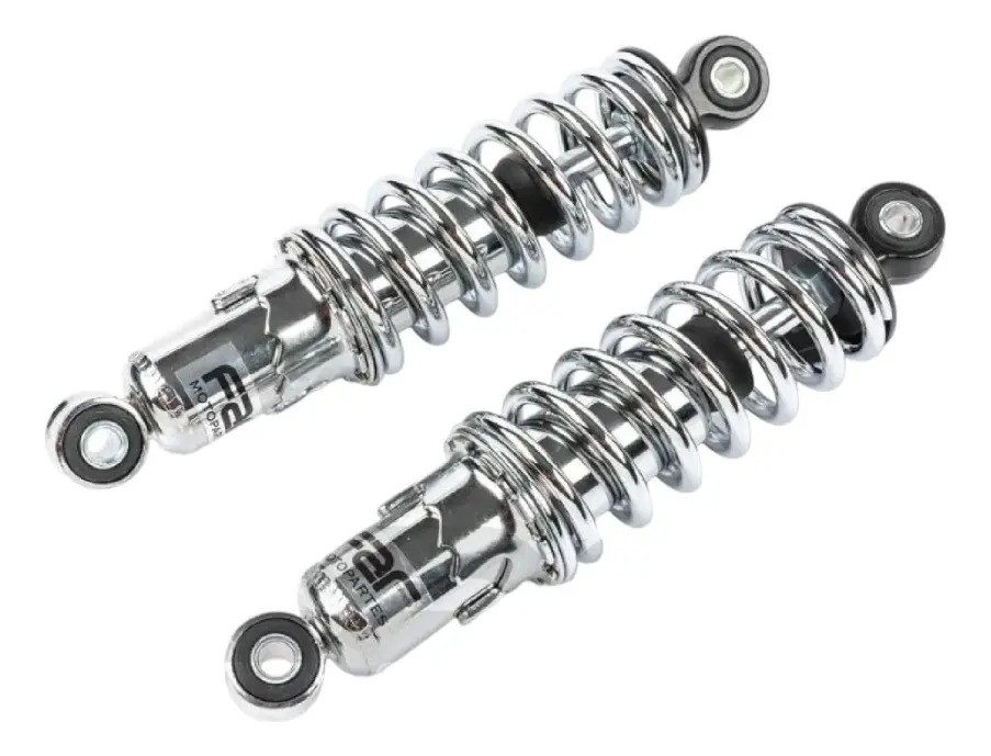 [490] Amortiguadores Moto Gilera Smash Tunning Cromado 25cm Rpm