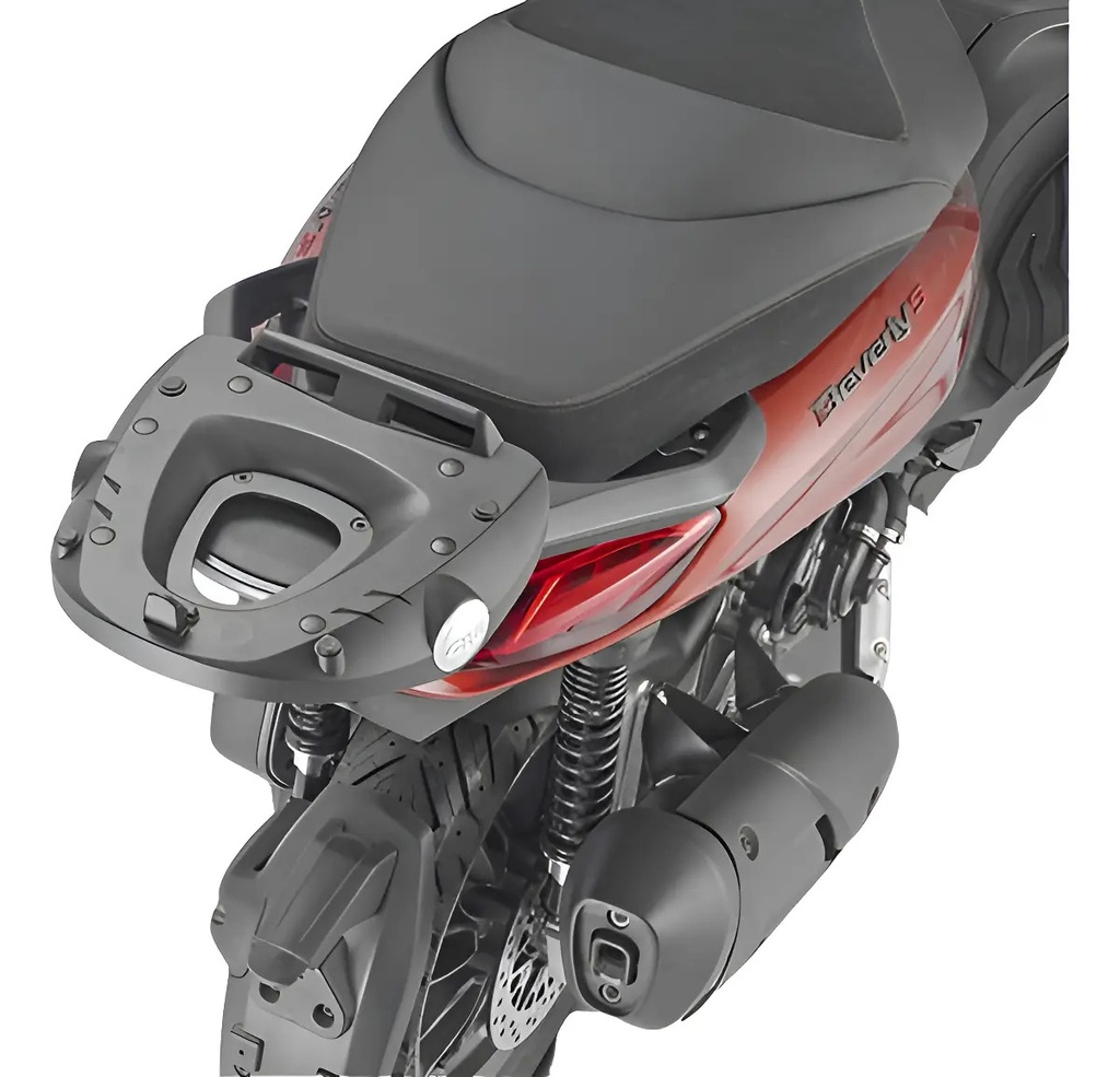 Soporte Trasero Moto Givi Sr5616 Piaggio Beverly 300-400 Hpe Negro