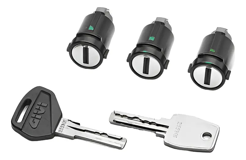 Repuesto Juego De Llaves Baúl Trasero Moto Givi Z661n Rpm Negro
