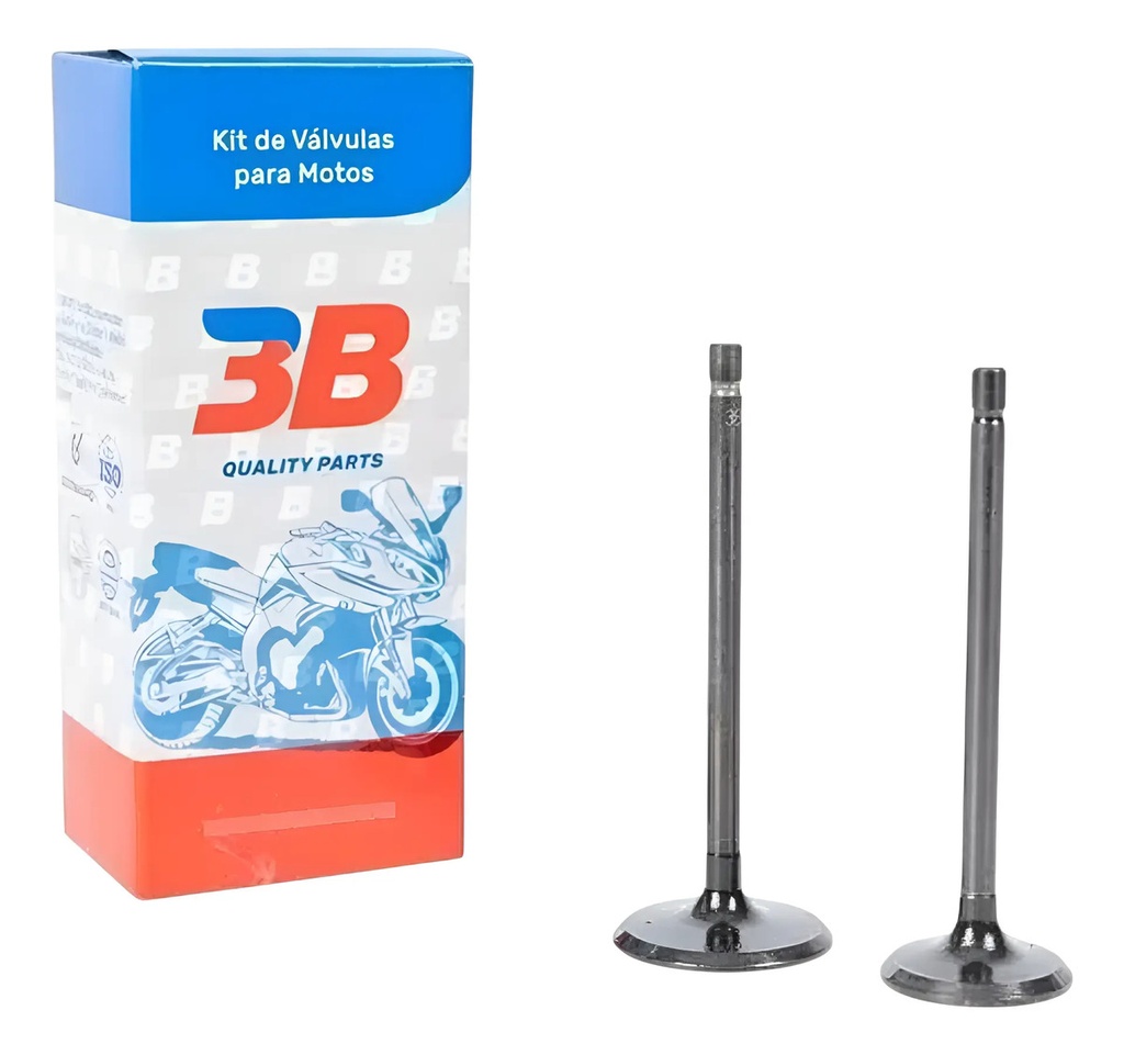Kit Juego Valvulas Admision Escape Bajaj Rouser 135 3b