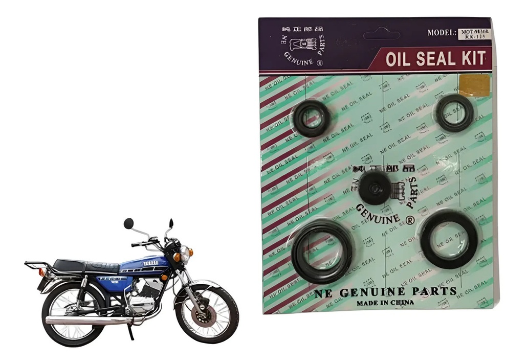 Kit Retenes De Motor Yamaha Rx 125 2t Calidad Original Rpm