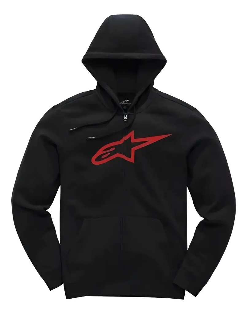Campera Buzo Alpinestars Ageless Ii Zip Hoodie Rpm Negro Lisa M