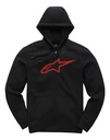 Campera Buzo Alpinestars Ageless Ii Zip Hoodie Rpm Negro Lisa M