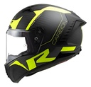 Casco Moto Integral Ls2 805 Thunder Racing Carbono Mate Rpm Negro/amarillo Thunder Racing Mate L