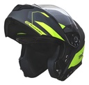 Casco Rebatible Punto Extremo Way 935 Fluor Doble Visor Rpm