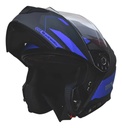 Casco Rebatible Punto Extremo Way 935 Azul Doble Visor Rpm