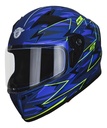 Casco Integral Ff 978 Fast Punto Extremo Azul Amarillo Rpm