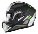 Casco Moto Ff981 Punto Extremo Pista Doble Visor Verde Rpm®