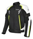 Campera Moto Punto Extremo Pk-02 Con Protecciones Rpm Negro/amarillo Cordura L