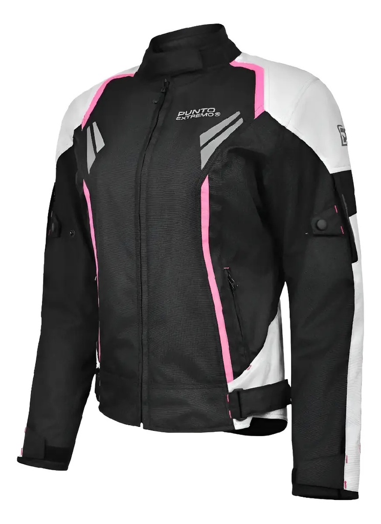 Campera Moto Mujer Punto Extremo Pk02 Proteccion Impermeable